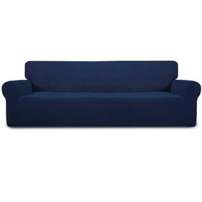 Easy-Going Stretch Oversized Sofa Couch Slipcover Washable Dark Gray