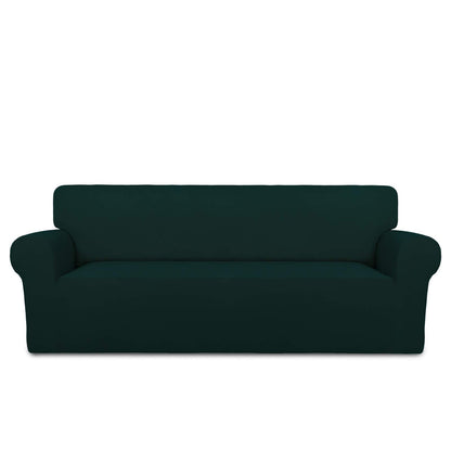PureFit Stretch Couch Covers for Sofa Large Sofa Slipcovers Dark Gray