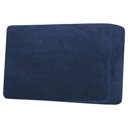 H.VERSAILTEX Velvet Stretch Couch Cushion Cover Plush Cushion Slipcover for Chair Loveseat Sofa Cushion Furniture Protector Seat Cushion Sofa Cover (2 Piece Large Sofa Cushion Covers, Ivory)