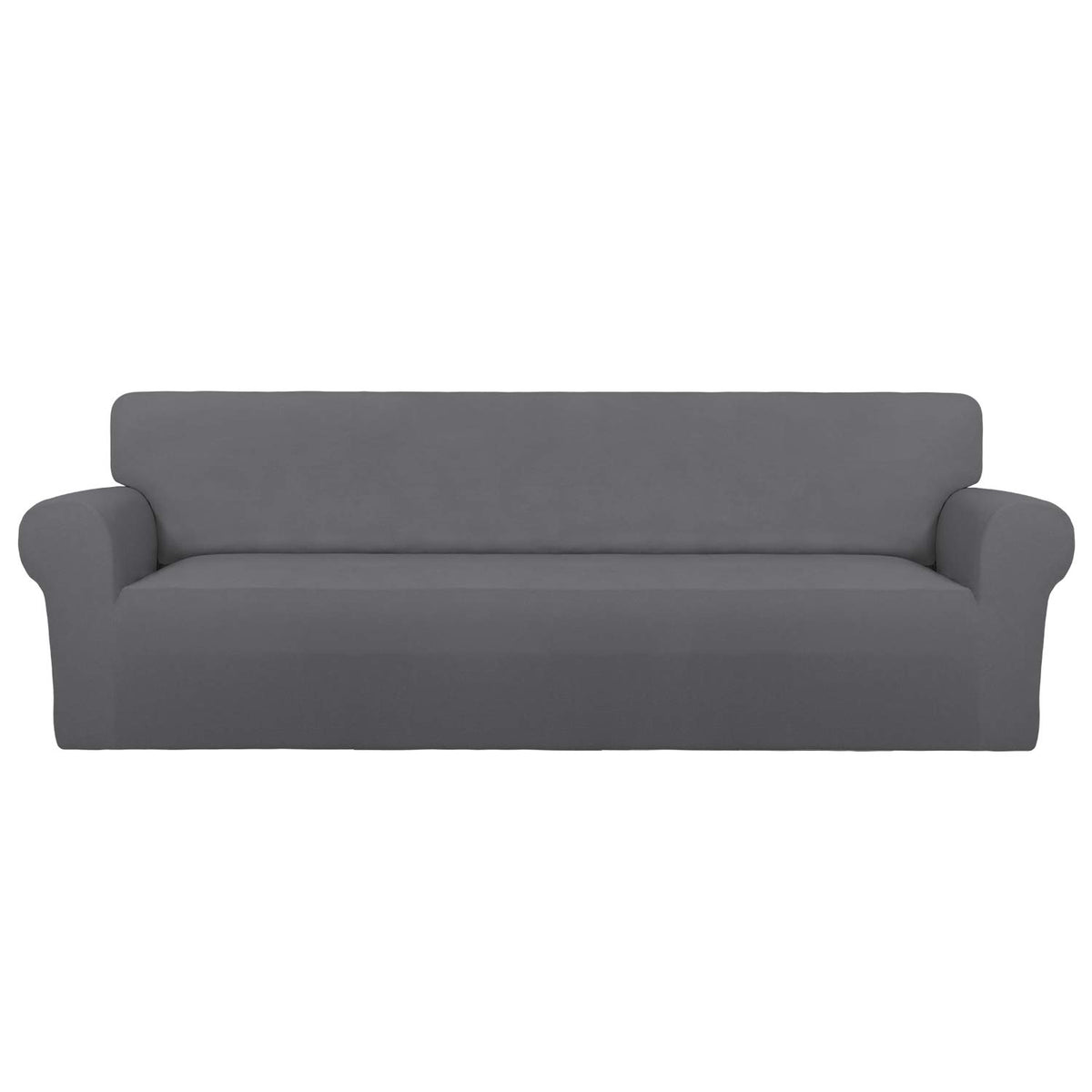 PureFit Stretch Couch Covers for Sofa Large Sofa Slipcovers Dark Gray