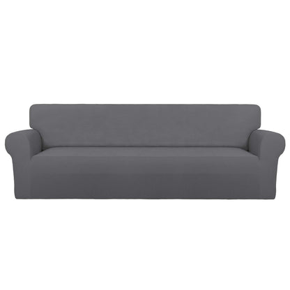 PureFit Stretch Couch Covers for Sofa Large Sofa Slipcovers Dark Gray
