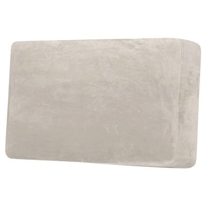 H.VERSAILTEX Velvet Stretch Couch Cushion Cover Plush Cushion Slipcover for Chair Loveseat Sofa Cushion Furniture Protector Seat Cushion Sofa Cover (2 Piece Large Sofa Cushion Covers, Ivory)