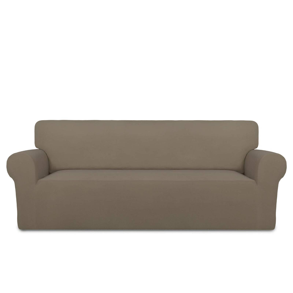 PureFit Stretch Couch Covers for Sofa Large Sofa Slipcovers Dark Gray