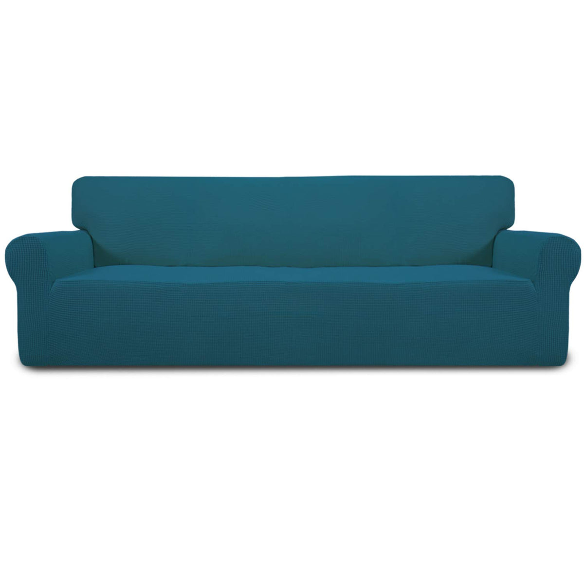 Easy-Going Stretch Loveseat Couch Covers Washable Dark Gray