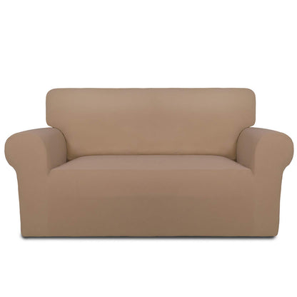 PureFit Stretch Couch Covers for Sofa Large Sofa Slipcovers Dark Gray