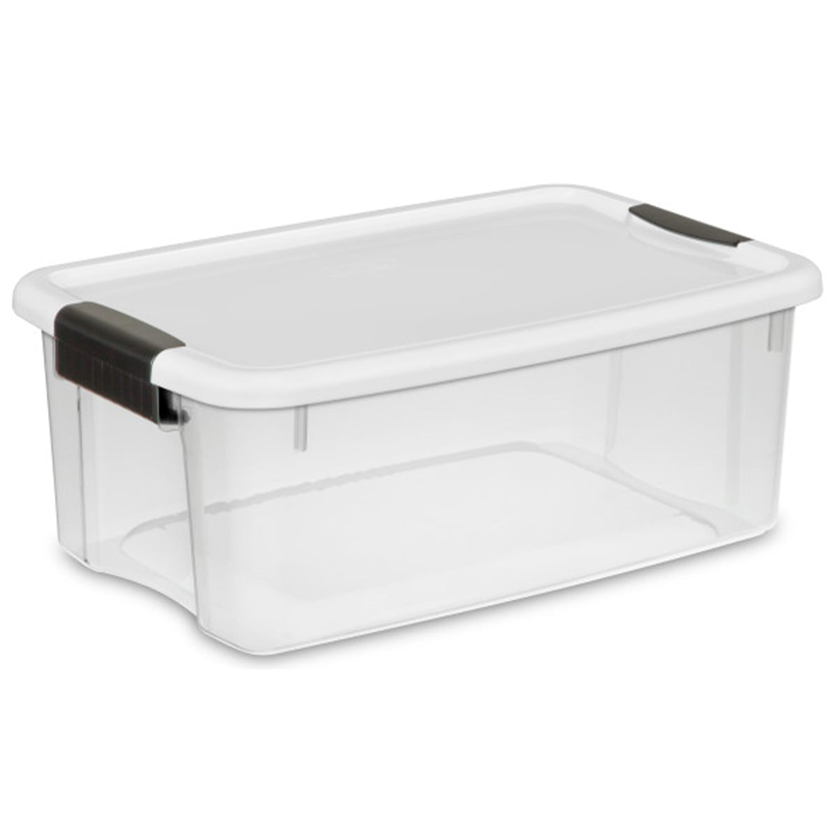 Sterilite Ultra Latch Box with Lids for Home and Office, 30 Quart, 6-Pack