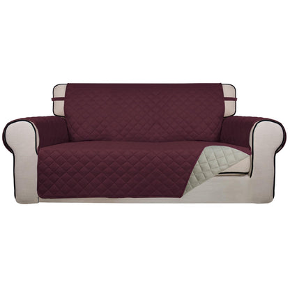 PureFit Reversible Quilted Sofa Cover Dog Couch Covers for Sofa, 66 in