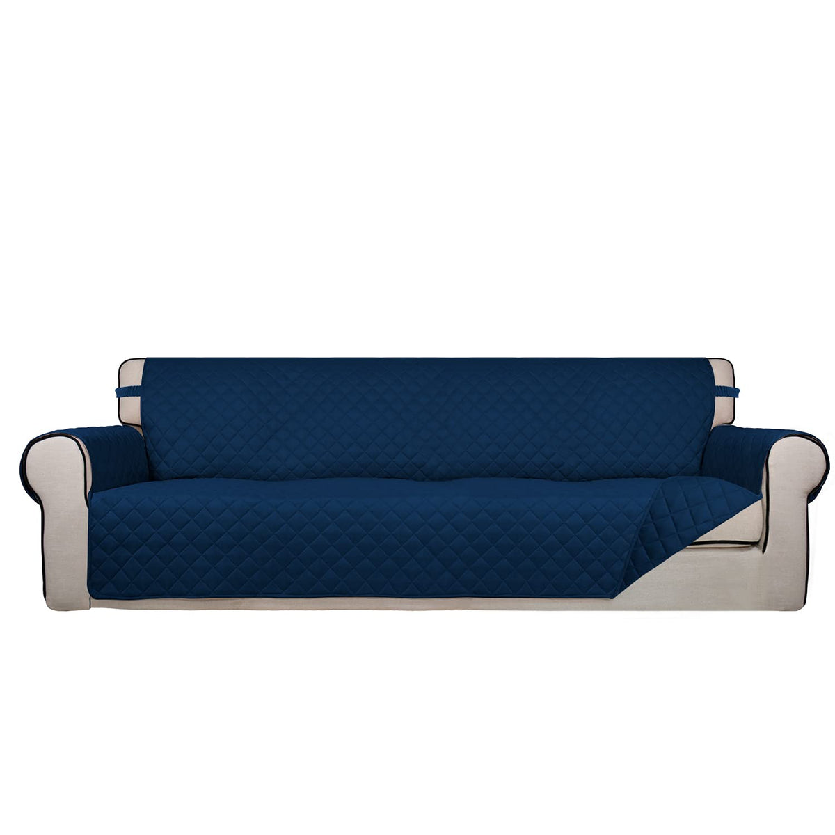 PureFit Reversible Quilted Sofa Cover Dog Couch Covers for Sofa, 66 in