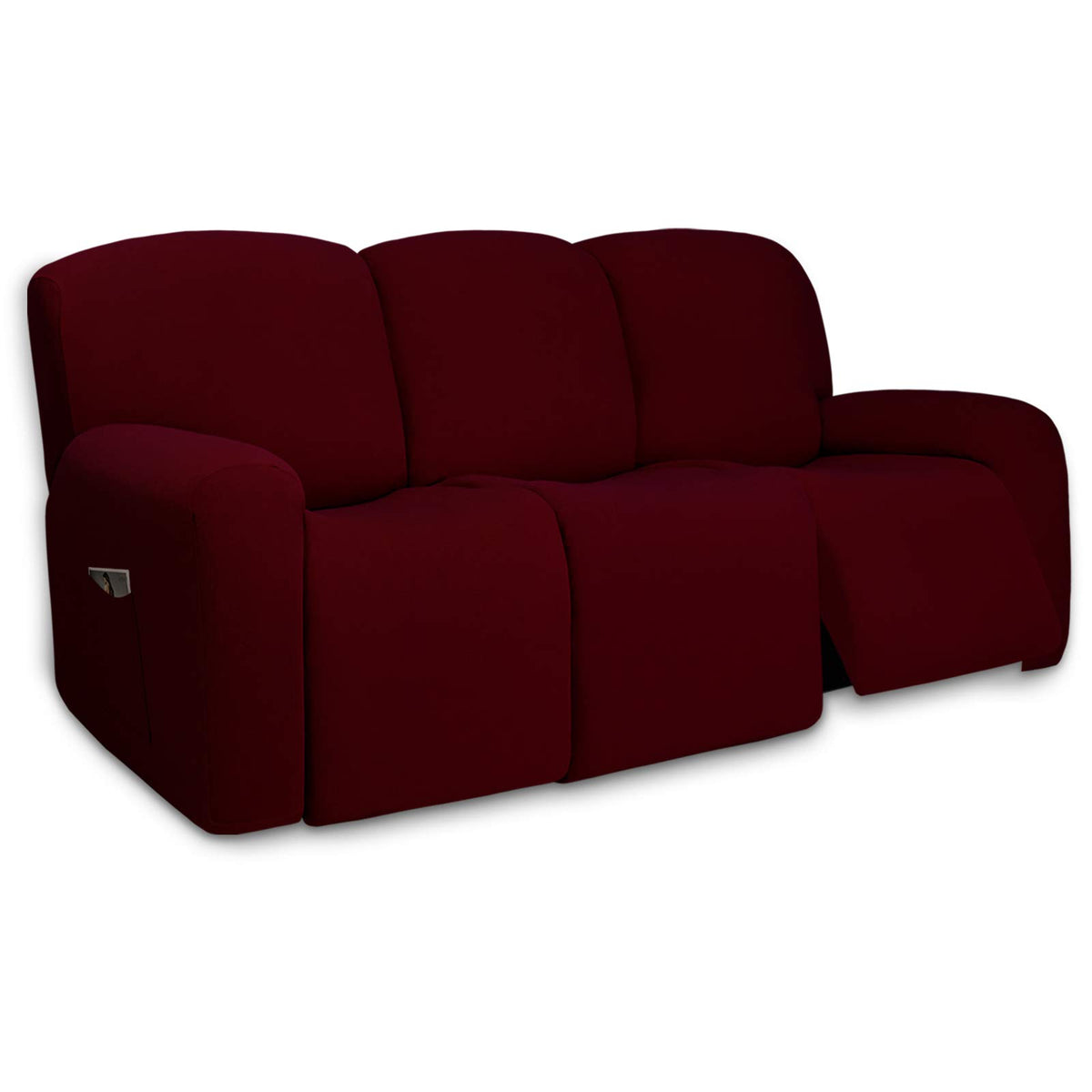 PureFit Stretch Couch Covers for Sofa Large Sofa Slipcovers Dark Gray