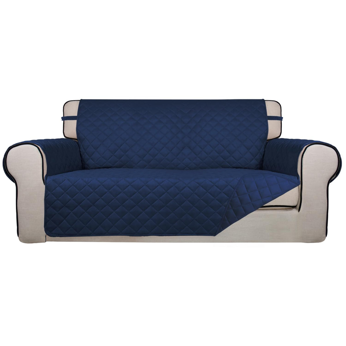 PureFit Reversible Quilted Sofa Cover Dog Couch Covers for Sofa, 66 in