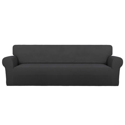 PureFit Stretch Couch Covers for Sofa Large Sofa Slipcovers Dark Gray