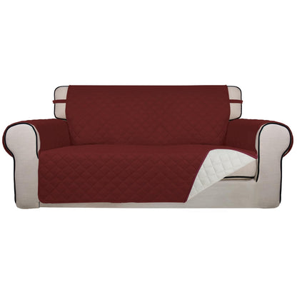 PureFit Reversible Quilted Sofa Cover Dog Couch Covers for Sofa, 66 in