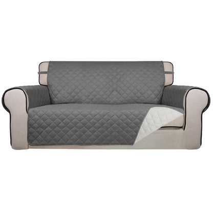 PureFit Reversible Quilted Sofa Cover Dog Couch Covers for Sofa, 66 in