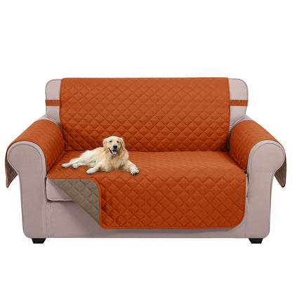 U-NICE HOME Reversible Sofa Cover Couch Cover for Dogs, Coffee/Beige