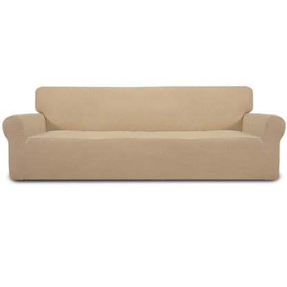Easy-Going Stretch Couch Covers for Sofa Washable Large Black