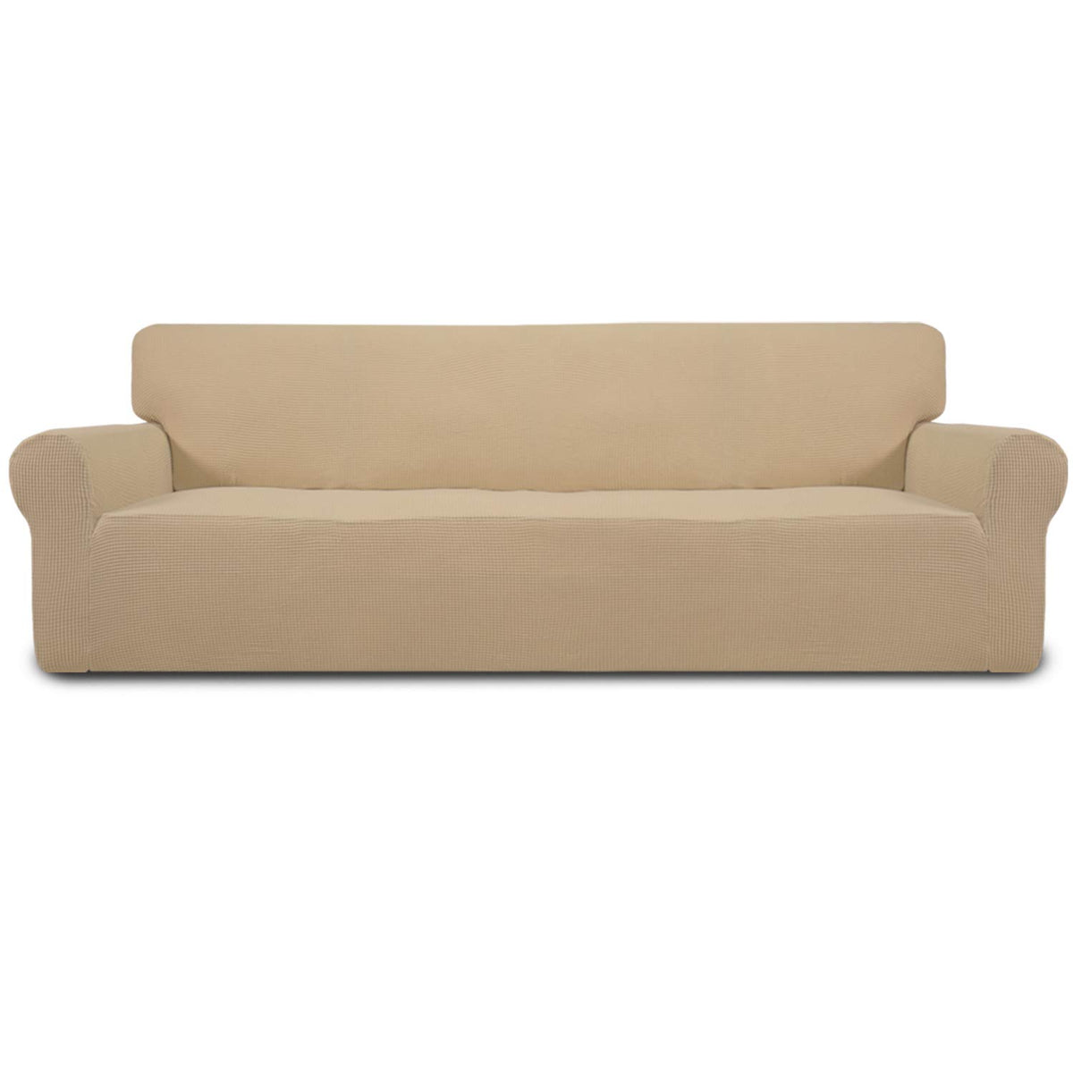 Easy-Going Stretch Oversized Sofa Couch Slipcover Washable Dark Gray