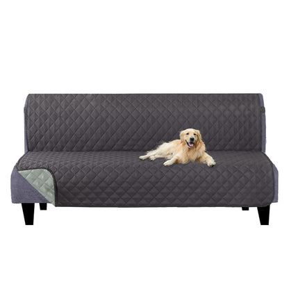 U-NICE HOME Reversible Sofa Cover Couch Cover for Dogs, Coffee/Beige