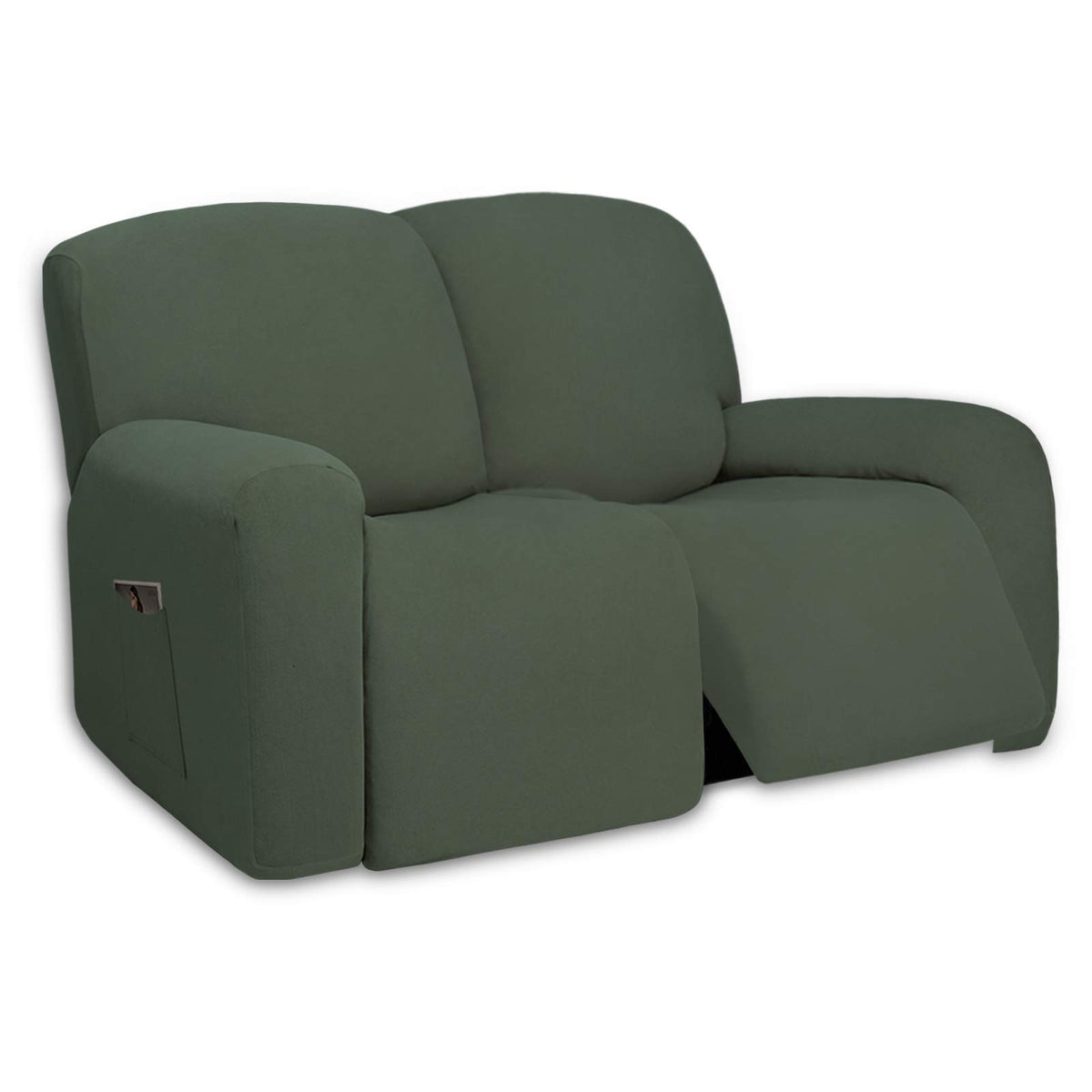 PureFit Stretch Couch Covers for Sofa Large Sofa Slipcovers Dark Gray