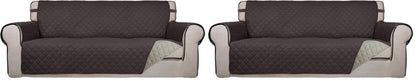 PureFit Reversible Quilted Sofa Cover Dog Couch Covers for Sofa, 66 in