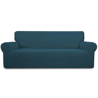 Easy-Going Stretch Couch Covers for Sofa Washable Large Dark Gray