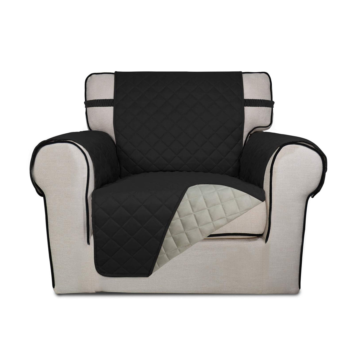PureFit Reversible Quilted Sofa Cover Dog Couch Covers for Sofa, 66 in