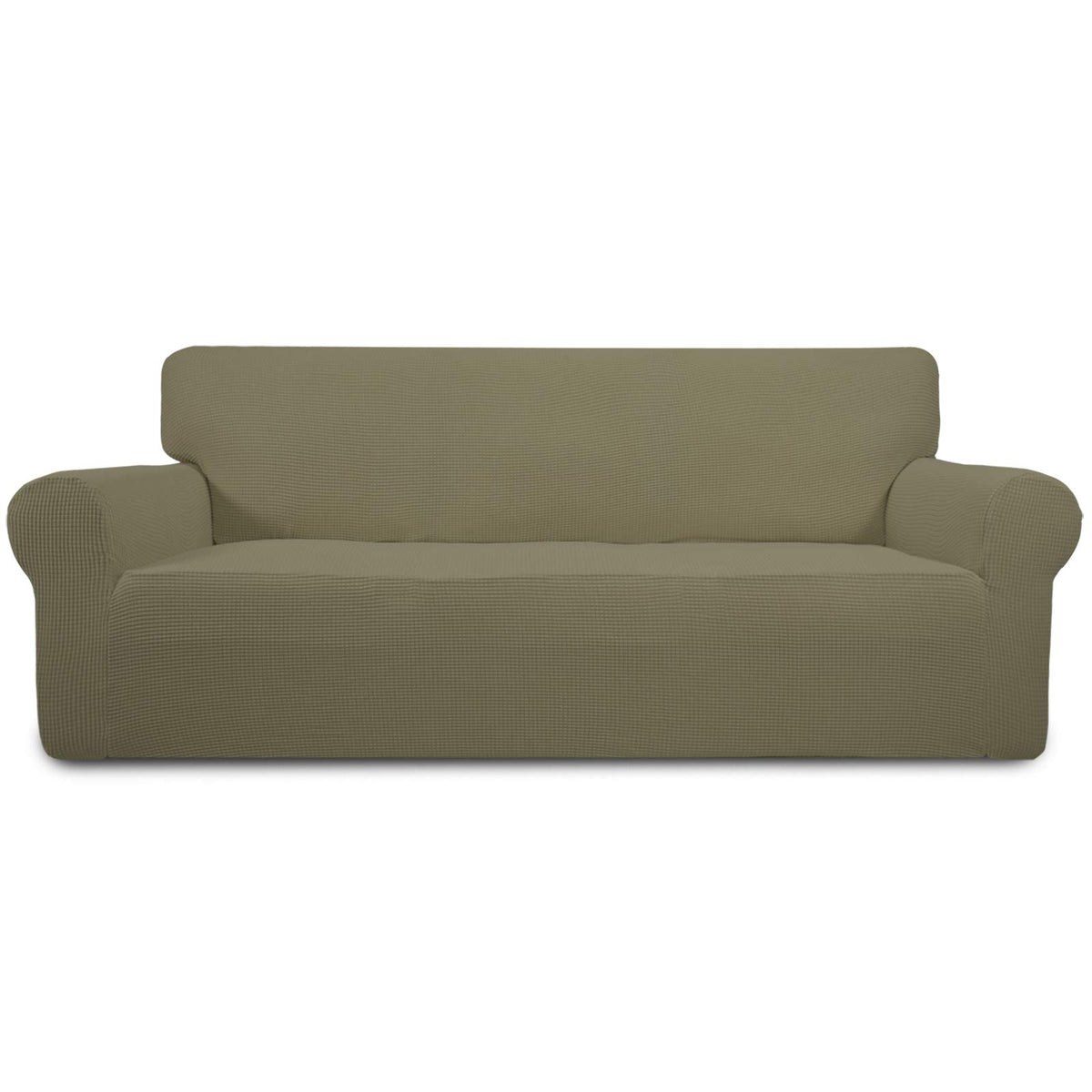 Easy-Going Stretch Couch Covers for Sofa Washable Large Black