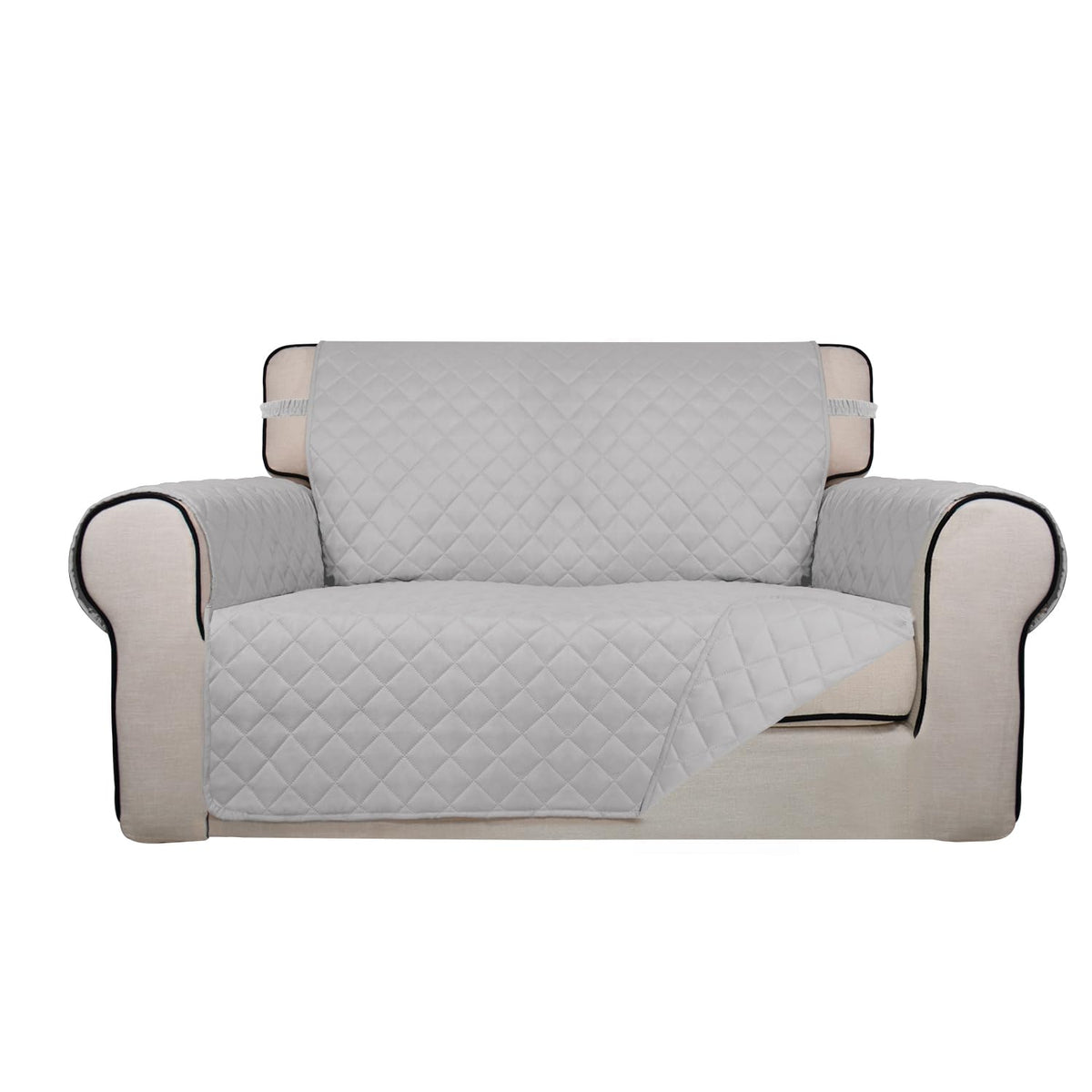 PureFit Reversible Quilted Sofa Cover Dog Couch Covers for Sofa, 66 in