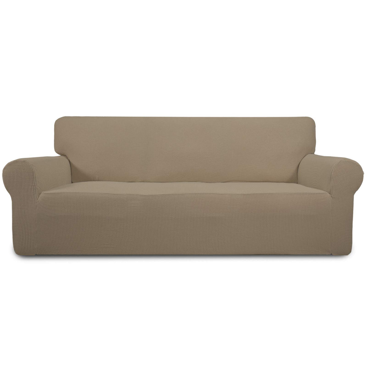 Easy-Going Stretch Couch Covers for Sofa Washable Large Dark Gray