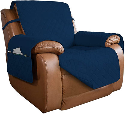 PureFit Reversible Quilted Sofa Cover Dog Couch Covers for Sofa, 66 in