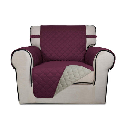 PureFit Reversible Quilted Sofa Cover Dog Couch Covers for Sofa, 66 in