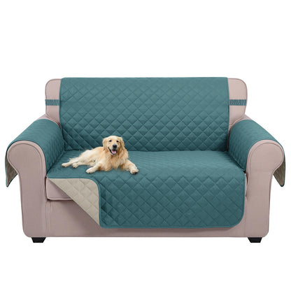 U-NICE HOME Reversible Sofa Cover Couch Cover for Dogs, Coffee/Beige