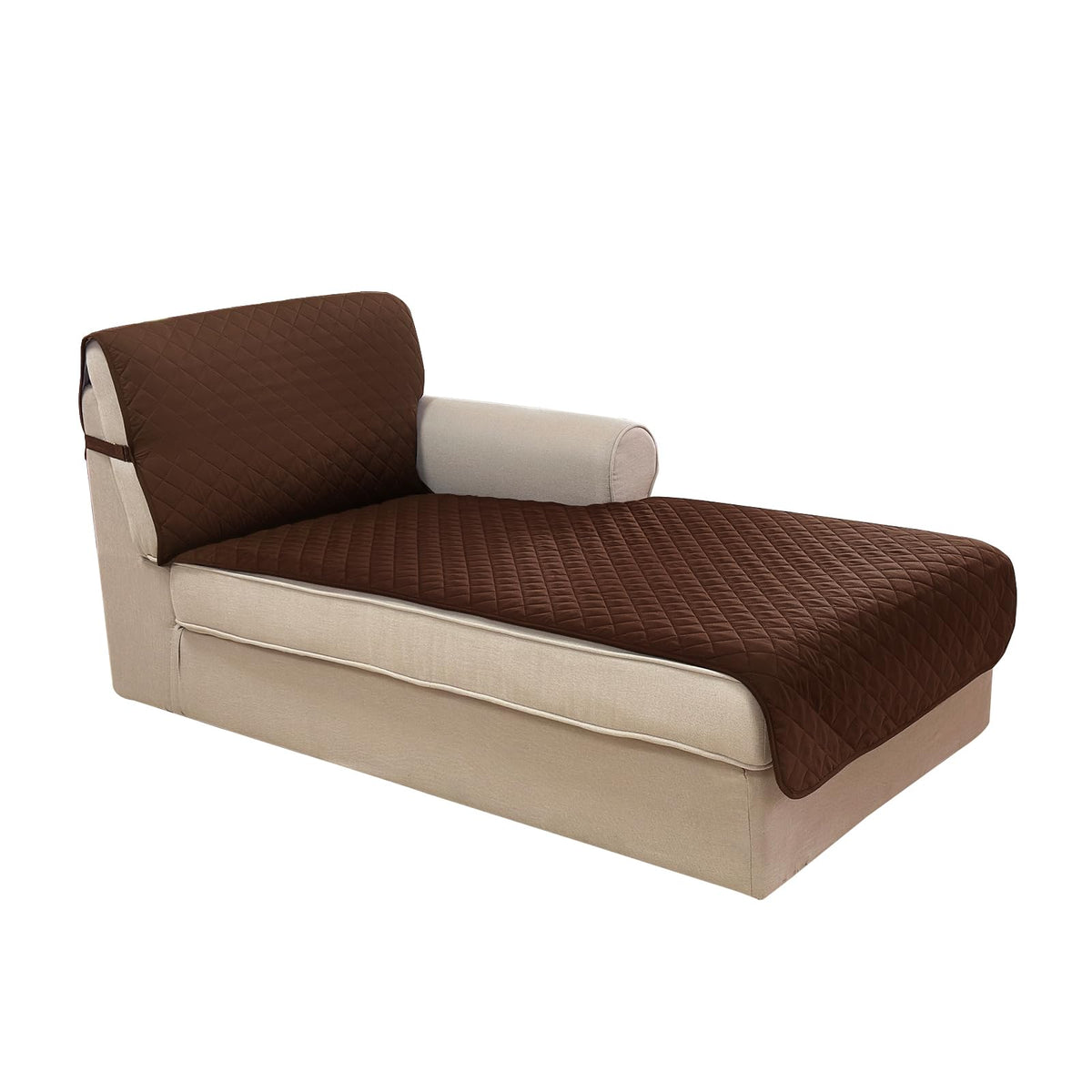 U-NICE HOME Reversible Sofa Cover Couch Cover for Dogs, Coffee/Beige