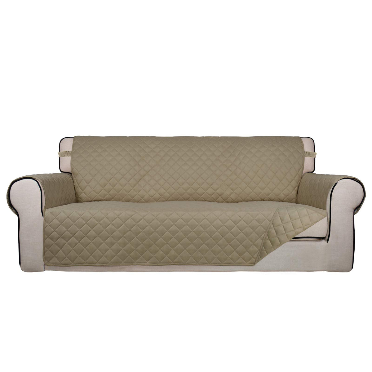PureFit Reversible Quilted Sofa Cover Dog Couch Covers for Sofa, 66 in