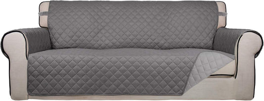PureFit Reversible Quilted Sofa Cover Dog Couch Covers for Sofa, 66 in