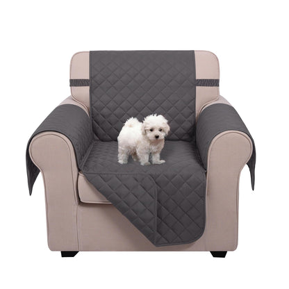 U-NICE HOME Reversible Sofa Cover Couch Cover for Dogs, Coffee/Beige
