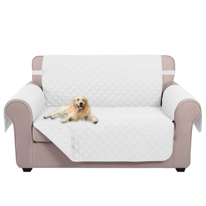 U-NICE HOME Reversible Sofa Cover Couch Cover for Dogs, Coffee/Beige