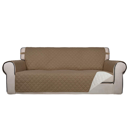 PureFit Reversible Quilted Sofa Cover Dog Couch Covers for Sofa, 66 in
