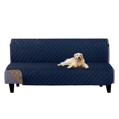 U-NICE HOME Reversible Sofa Cover Couch Cover for Dogs, Coffee/Beige