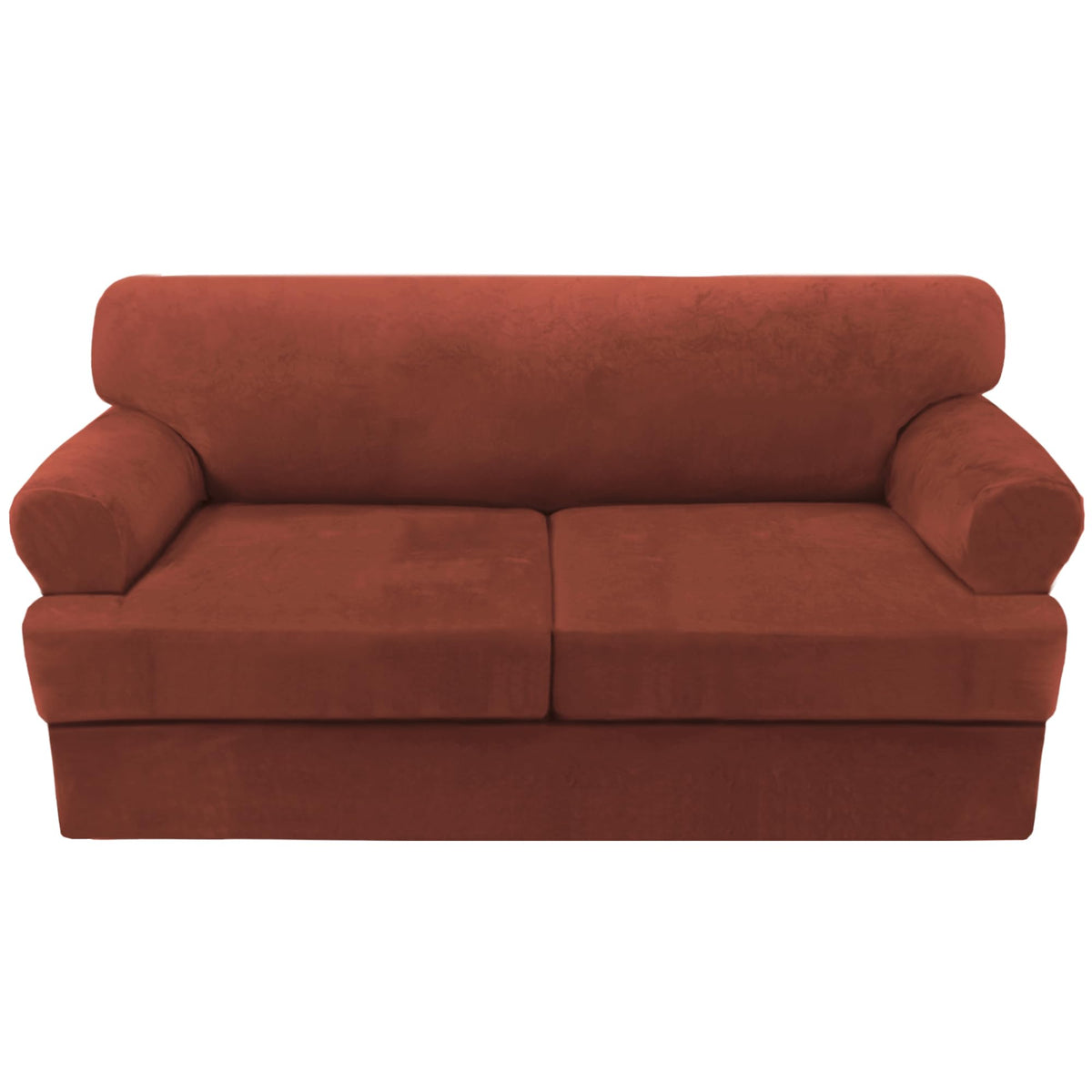 H.VERSAILTEX Sofa Cover 4 Piece T Cushion Sofa Slipcovers Couch Cover Furniture Protector Stretch T Cushion Sofa Covers for 3 Cushion Couch with 3 Individual T Cushion Covers, Ivory