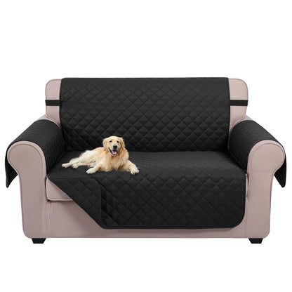 U-NICE HOME Reversible Sofa Cover Couch Cover for Dogs, Coffee/Beige