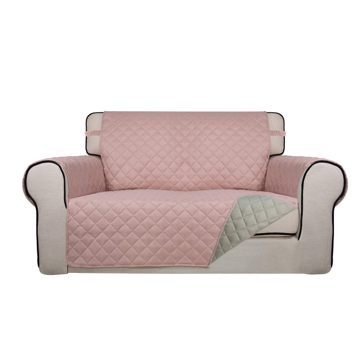 PureFit Reversible Quilted Sofa Cover Dog Couch Covers for Sofa, 66 in
