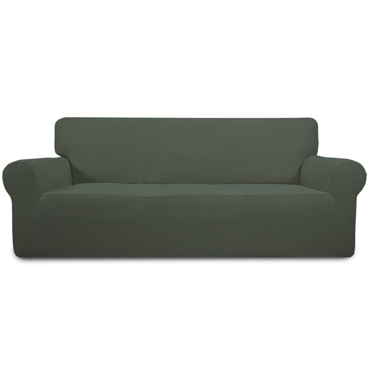 Easy-Going Stretch Oversized Sofa Couch Slipcover Washable Dark Gray