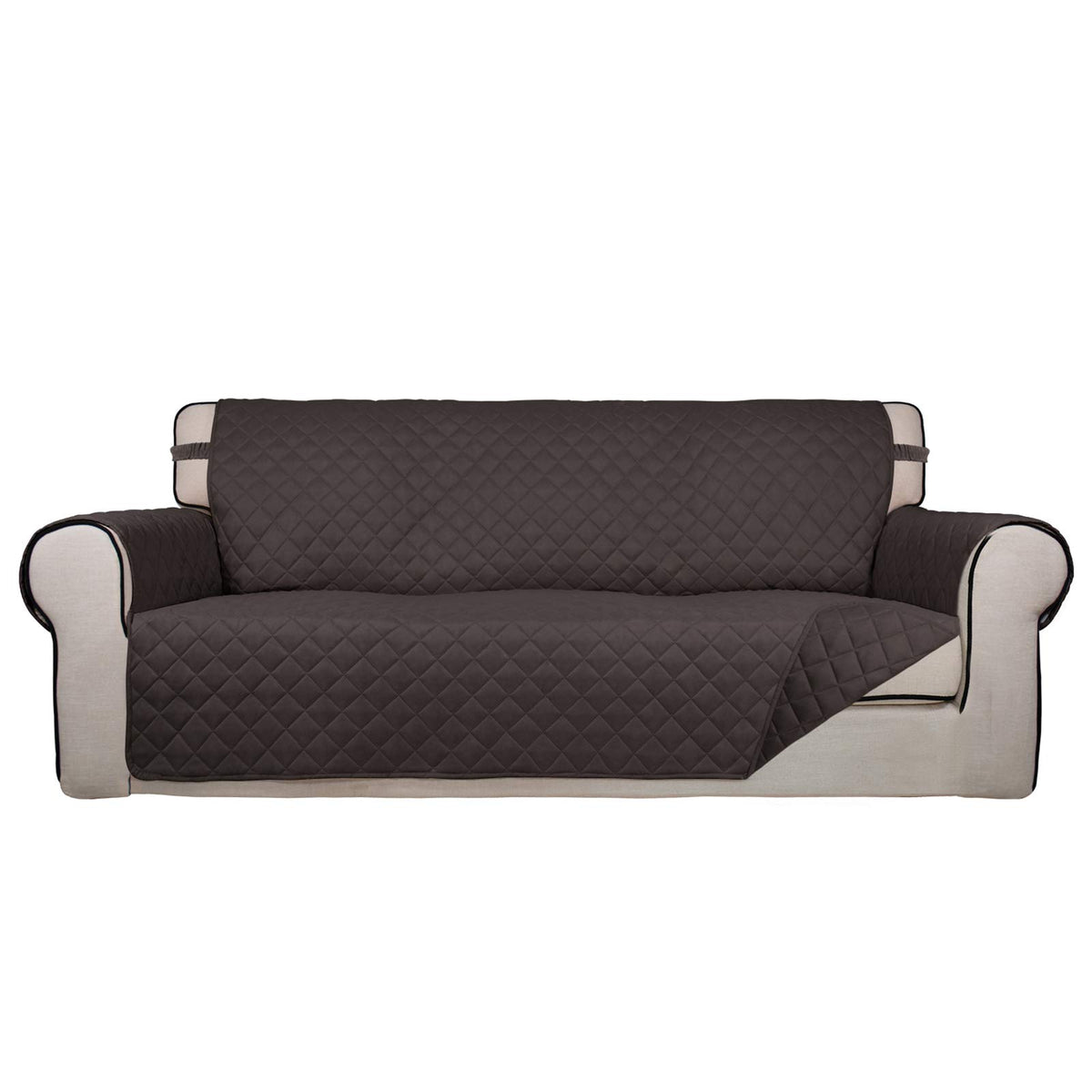 PureFit Reversible Quilted Sofa Cover Dog Couch Covers for Sofa, 66 in