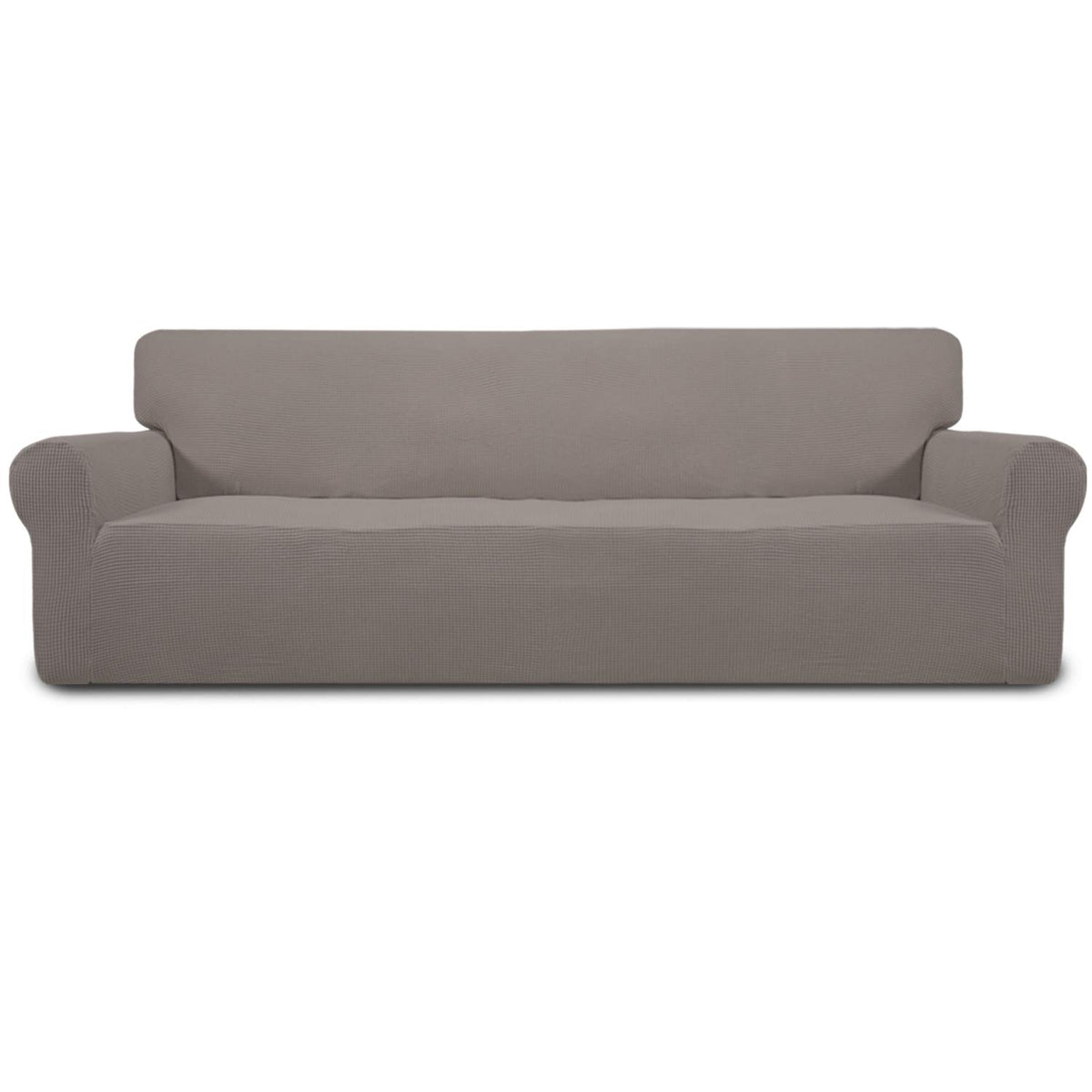 Easy-Going Stretch Loveseat Couch Covers Washable Dark Gray