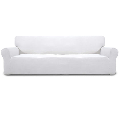 Easy-Going Stretch Couch Covers for Sofa Washable Large Dark Gray