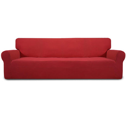 Easy-Going Stretch Couch Covers for Sofa Washable Large Dark Gray