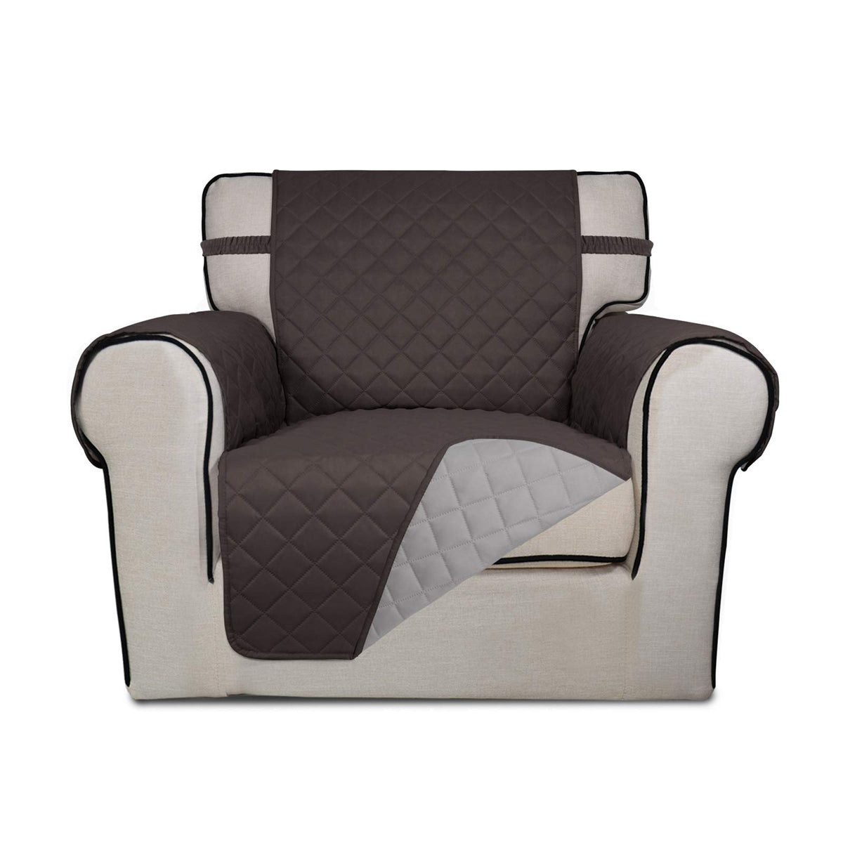 PureFit Reversible Quilted Sofa Cover Dog Couch Covers for Sofa, 66 in