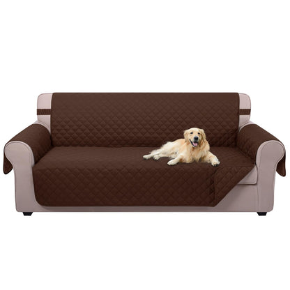U-NICE HOME Reversible Sofa Cover Couch Cover for Dogs, Coffee/Beige