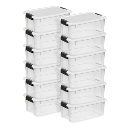 Sterilite Ultra Latch Box with Lids for Home and Office, 116 Quart, 4-Pack