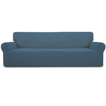 Easy-Going Stretch Oversized Sofa Couch Slipcover Washable Dark Gray
